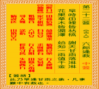 观音灵签 第二二签: 六郎逢救