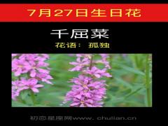 7月27日生日花-千屈菜