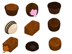 5月7日生日巧克力-黑寡妇（Round Dark Chocolates）