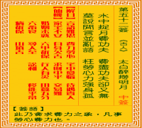 观音灵签 第五二签: 太白醉捞明月