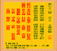 观音灵签 第七二签: 王莽求贤