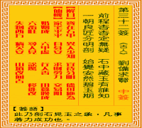 观音灵签 第三二签: 刘备求贤