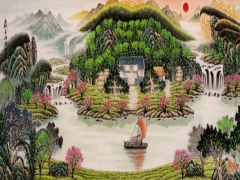 客厅沙发背景墙挂画风水