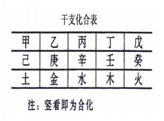 十天干化合表