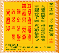 观音灵签 第三三签: 咬金聘仁贵